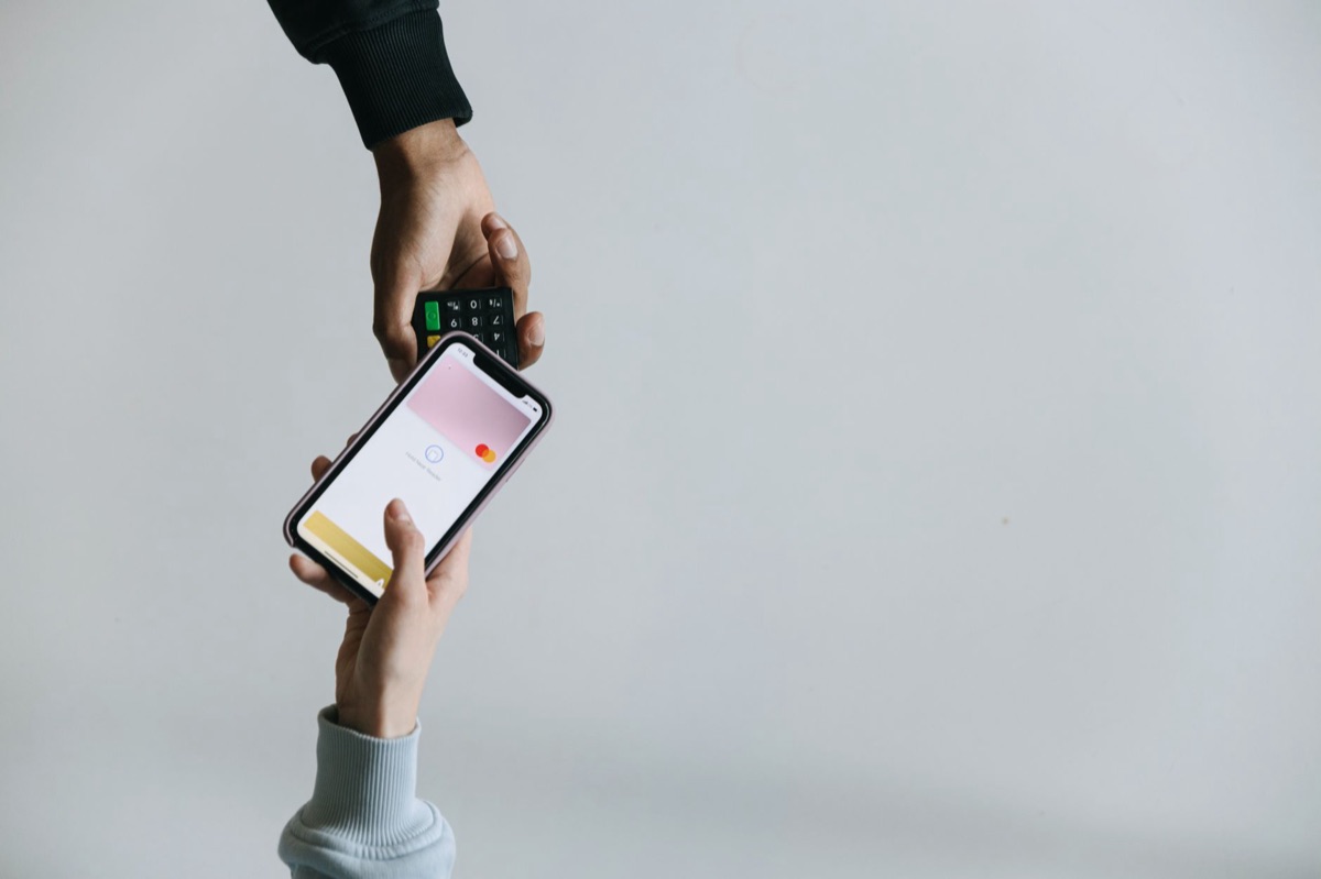 列車予約用のスマートフォンアプリの操作画面