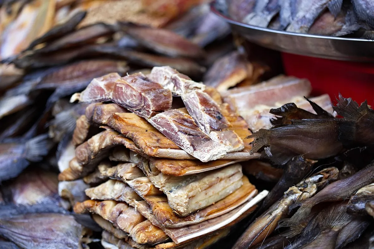 dried fish, food, nutrition, salty, fish, asia, nature, vietnam, dried, seafood, fishing, salted, eat, gourmet, market, fresh, salt, close up, traditional, loca