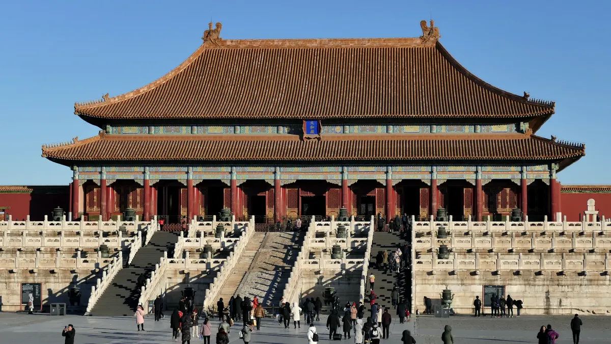 Explore the grandeur of the Forbidden City, Beijing's iconic historical landmark and popular tourist attraction.